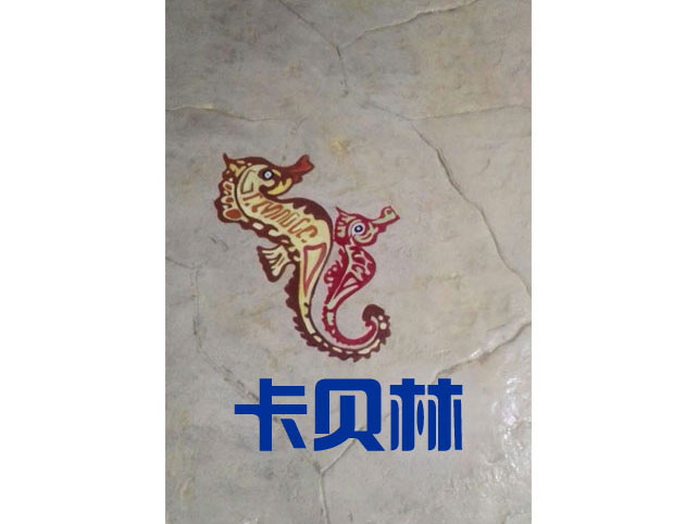 大同壓花地面