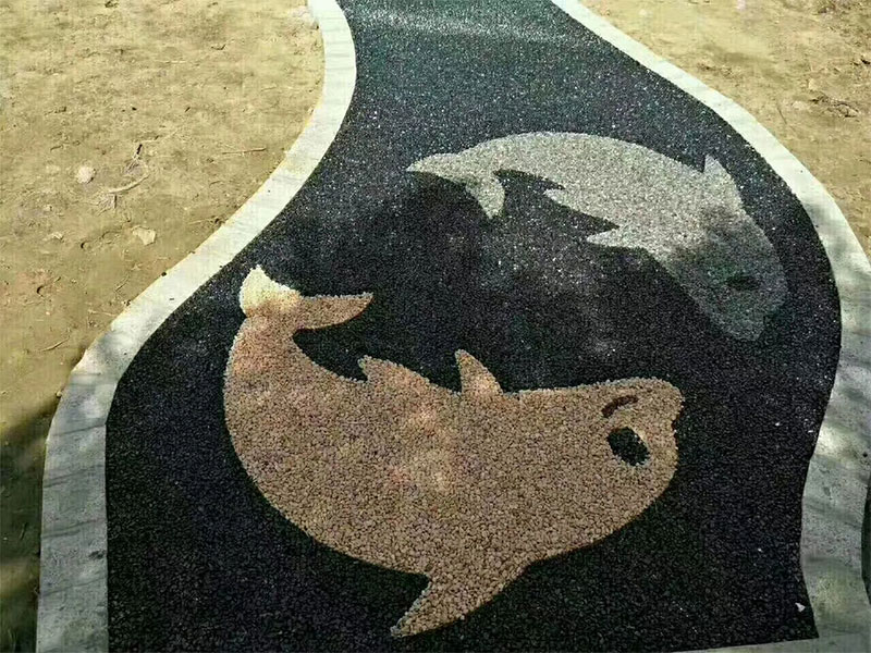 透水膠粘石